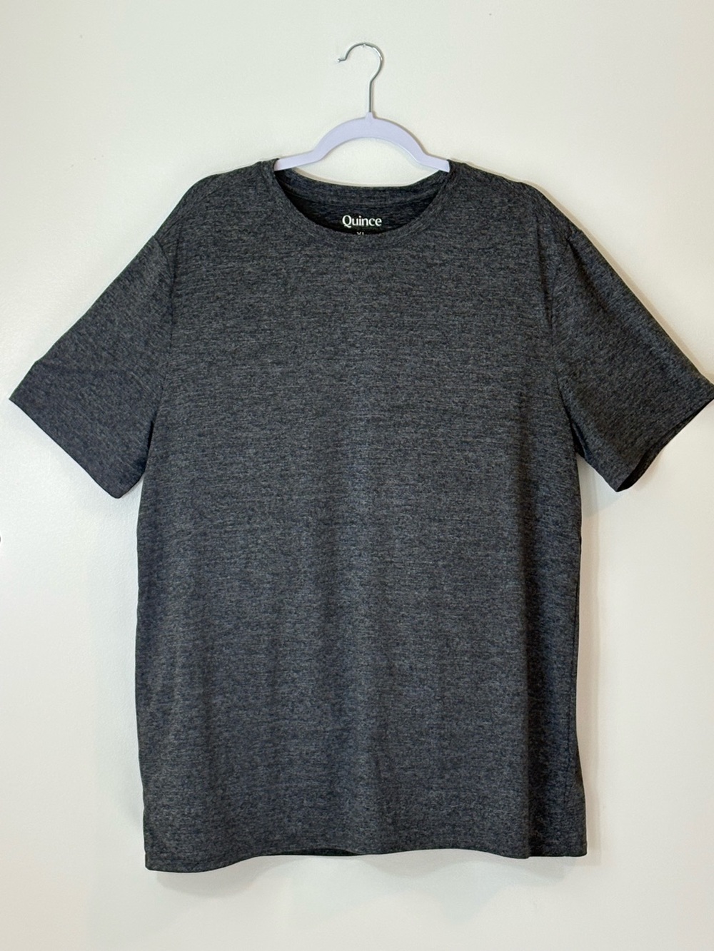 Quince Flowknit Performance Tee XL Charcoal Soft